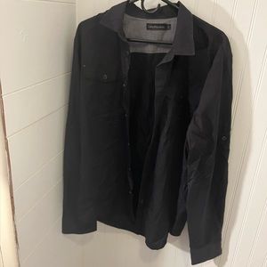 Black XL Calvin Klein jean company dress shirt
